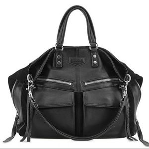 Aimee Kestenberg handbag black leather